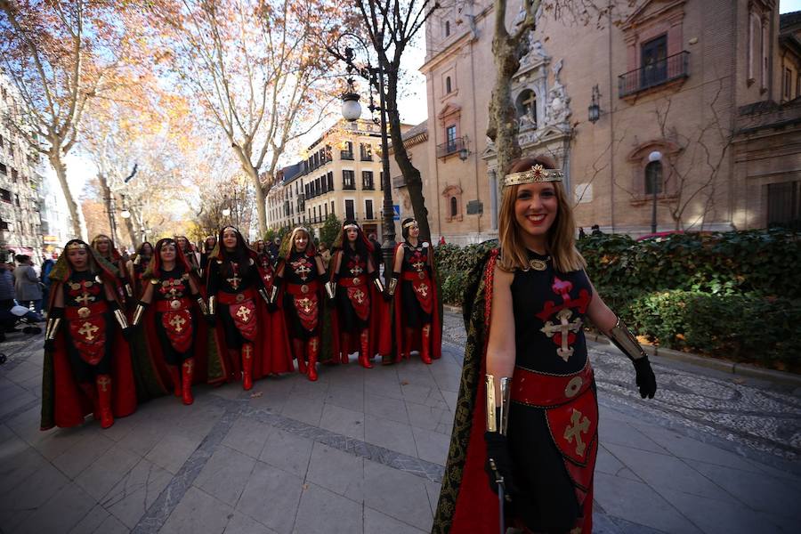 Escenifica tras el acto protocolario la rendición de Boabdil y la entrega de las llaves de la ciudad