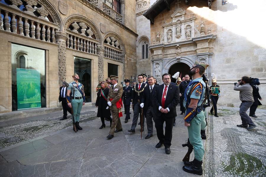 El acto ha repetido el fuerte dispositivo de seguridad de ediciones anteriores en el que han participado policías locales, agentes de la Policía Nacional y antidisturbios