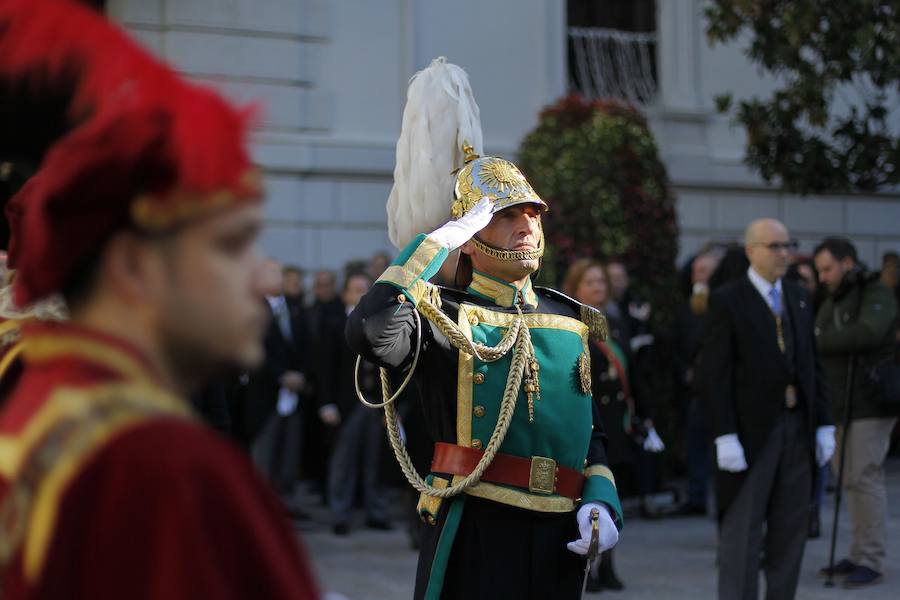 El acto ha repetido el fuerte dispositivo de seguridad de ediciones anteriores en el que han participado policías locales, agentes de la Policía Nacional y antidisturbios