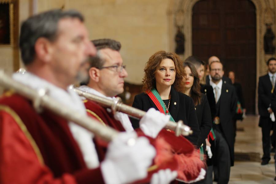 El acto ha repetido el fuerte dispositivo de seguridad de ediciones anteriores en el que han participado policías locales, agentes de la Policía Nacional y antidisturbios