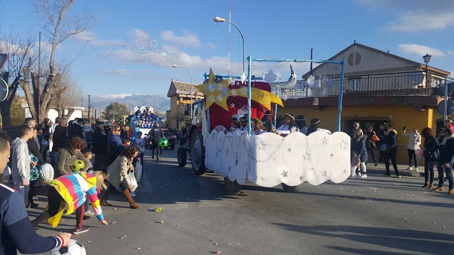 Las carrozas en Cúllar Vega.