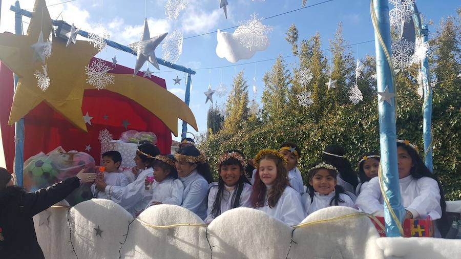 Las carrozas en Cúllar Vega.