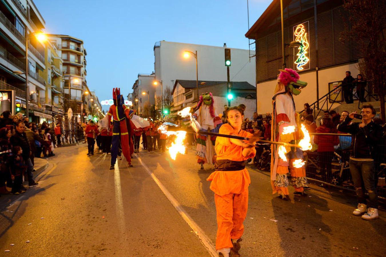 Las carrozas en Guadix.