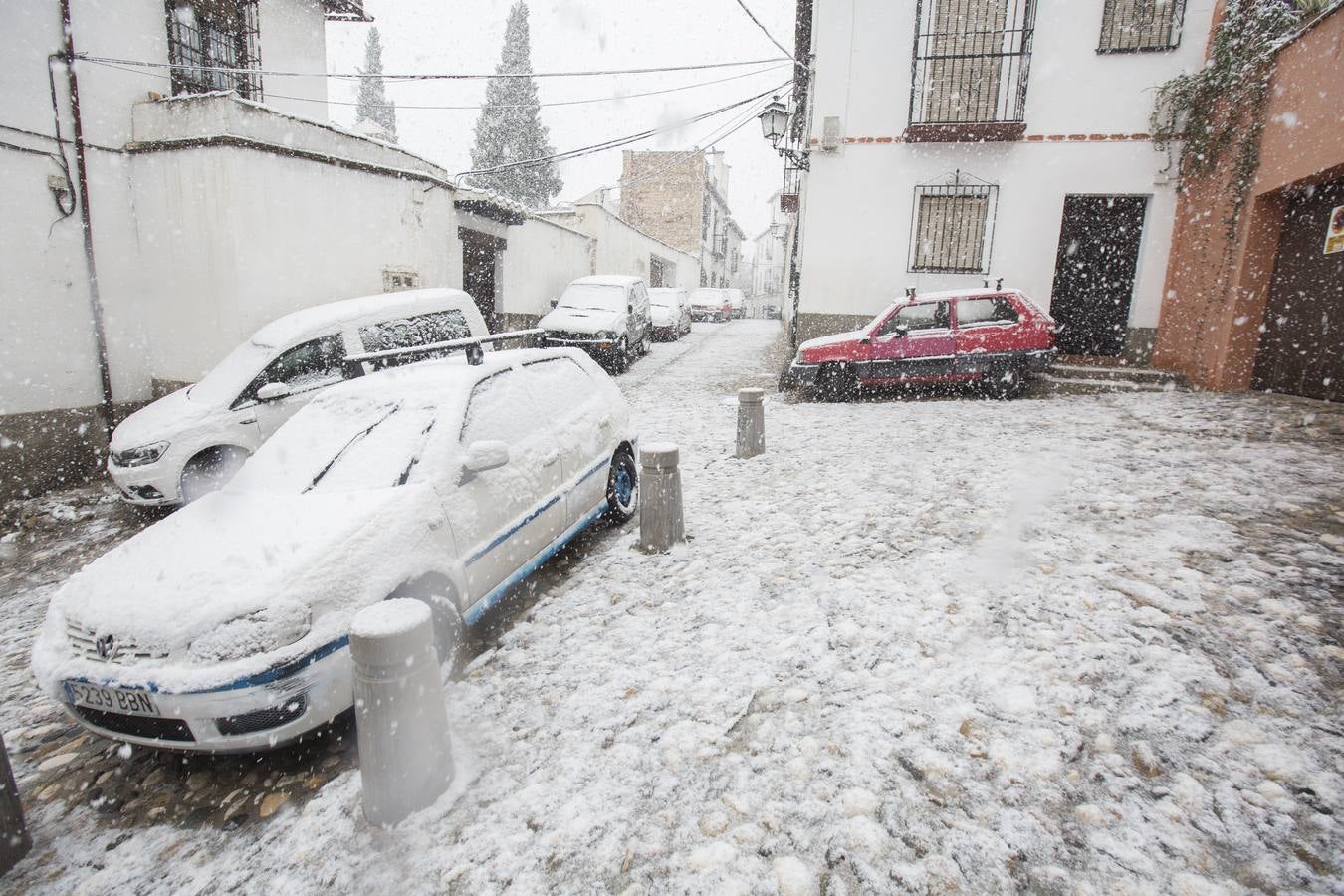 Granada lució de blanco el día de Reyes
