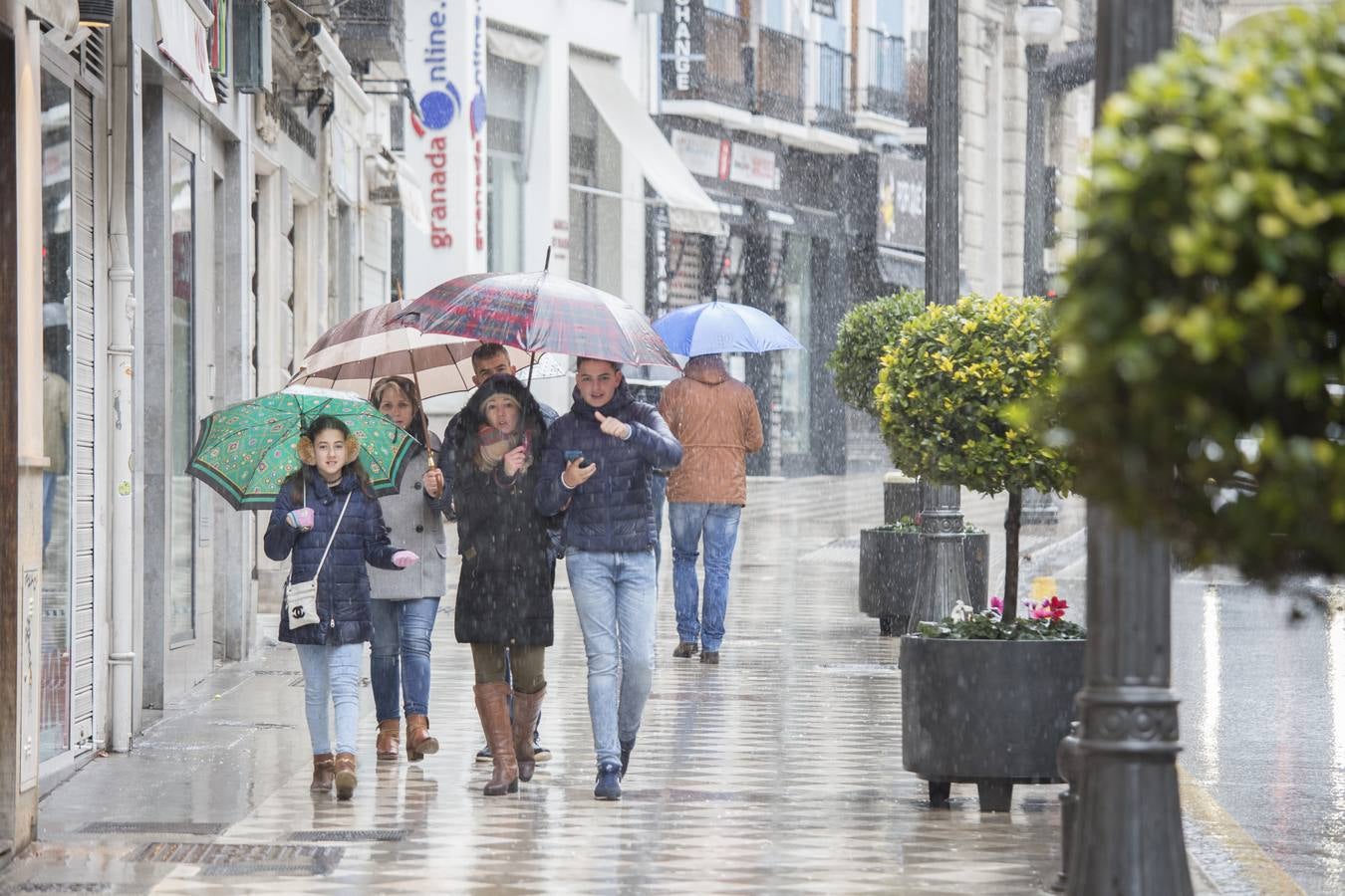 Granada lució de blanco el día de Reyes