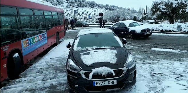 Día de Reyes teñido de blanco en la capital