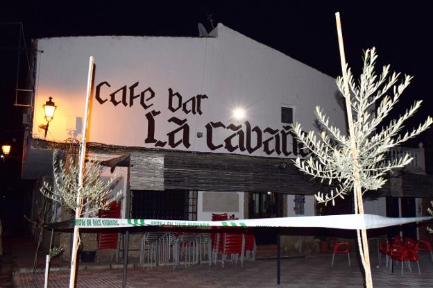 Imagen del bar La Cabaña en Venta Nueva, donde apareció el cadáver del dueño con signos de violencia.