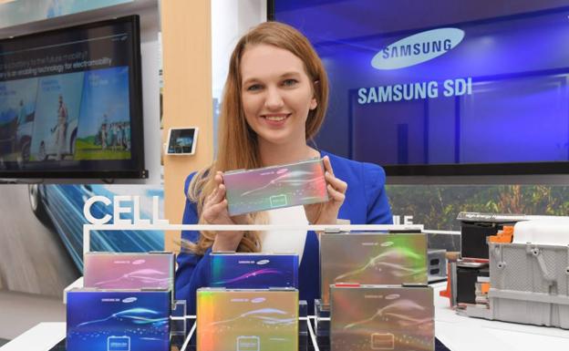 Samsung en el Salón del Automóvil de Detroit.