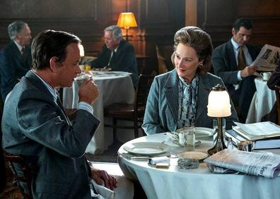 Imagen secundaria 1 - Distintas escensa de 'Los archivos del Pentágono' (2017).