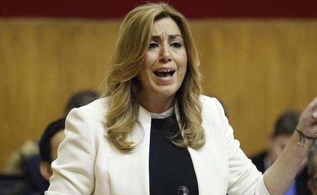 El 'zasca' de Susana Díaz a los que critican el acento andaluz por 'La Peste'