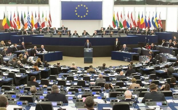 Vista del Parlamento europeo.