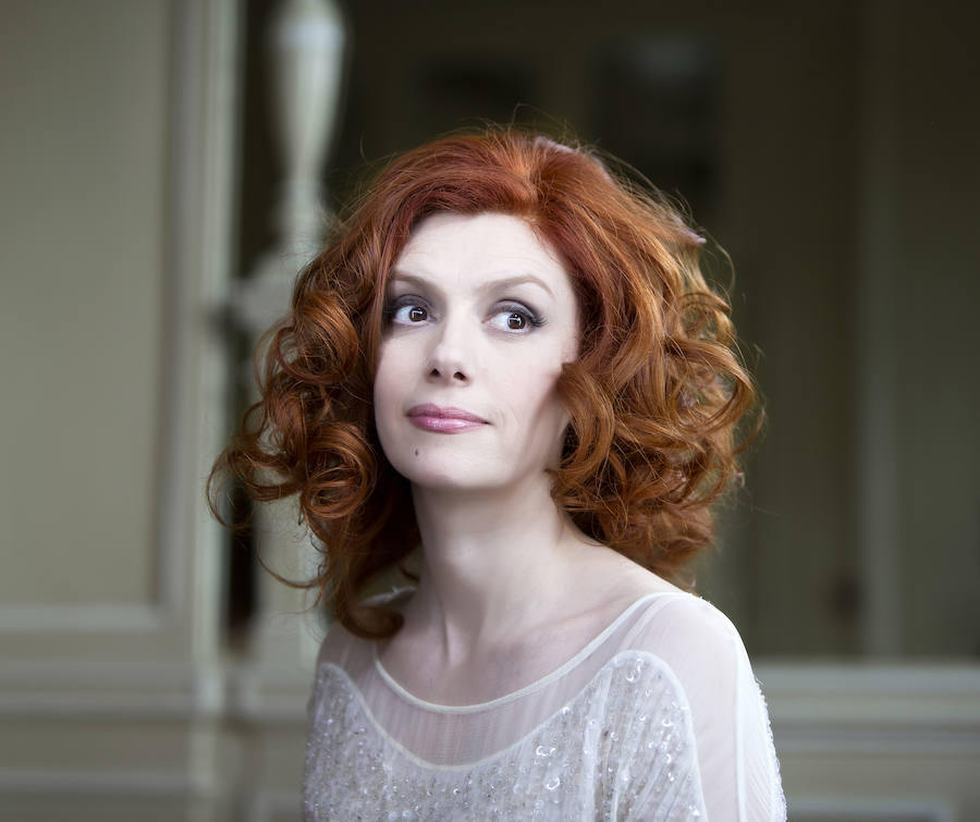 Patricia Petibon, cantante de coloratura.