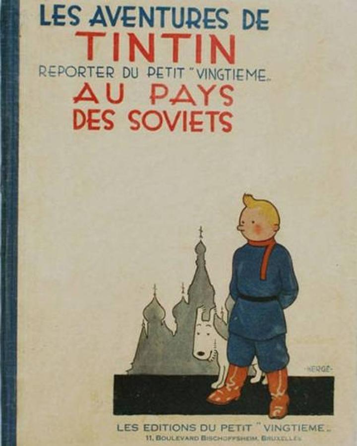 Primera edición de 'Tintín en el país de los soviets' - 30.000 euros