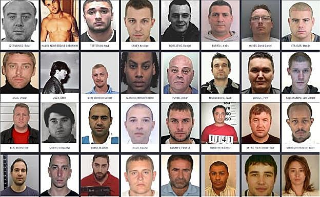 "Si los ves, llámanos": La Guardia Civil difunde los 60 delincuentes más buscados en Europa