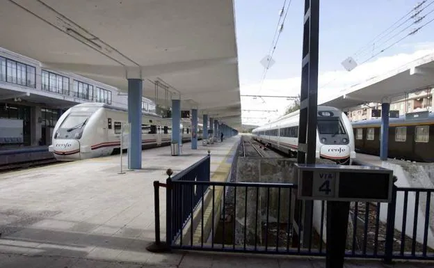 Imagen de archivo de la estación de trenes de Jaén.