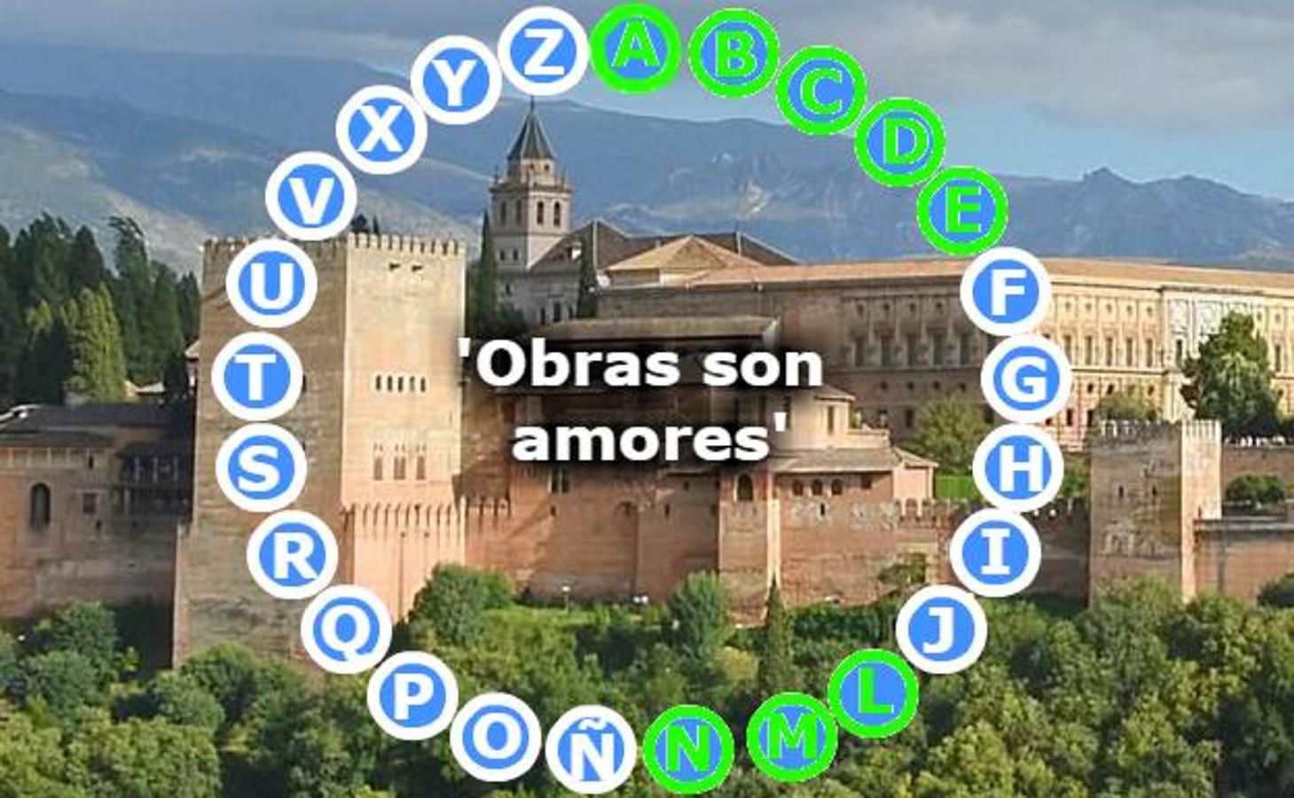 Si Granada tuviera su propio 'Pasapalabra' seguro que las preguntas se parecerían mucho a esto