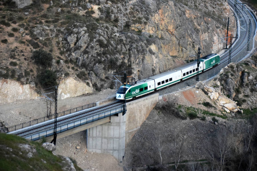 Los miembros de la Marea Amarilla han captado al vehículo a su entrada a la estación esta mañana