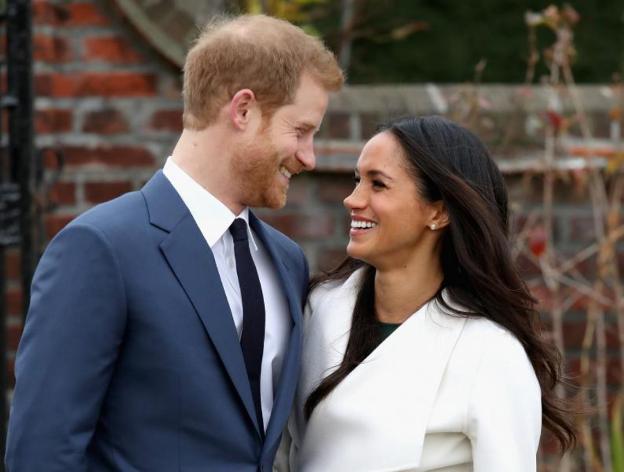 Enrique y Meghan Markle.