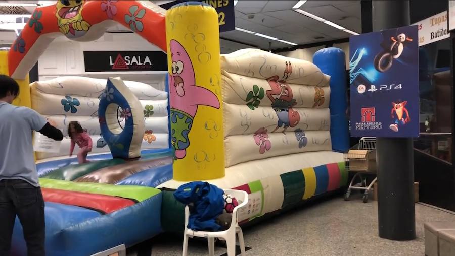 Los juegos para los más pequeños, que se realizan en la planta central, están reinventando el lugar