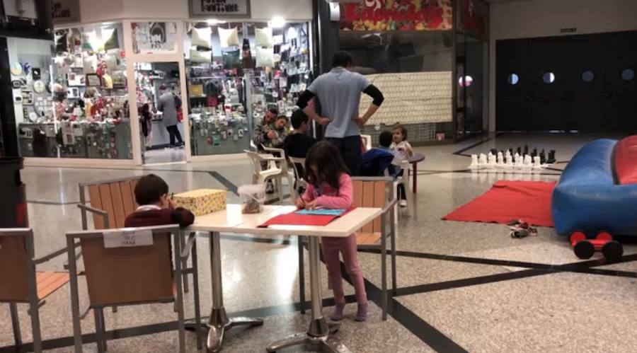 Los juegos para los más pequeños, que se realizan en la planta central, están reinventando el lugar
