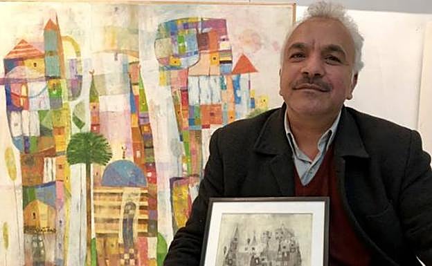 La dura historia del pintor que huyó del Daesh