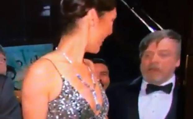 El momento en que Wonder Woman y Luke Skywalker se conocen