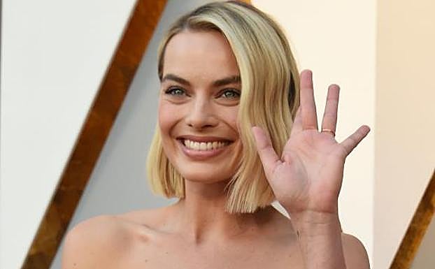 Margot Robbie en los Oscar. 