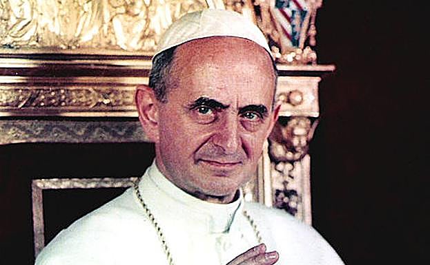 El papa Pablo VI.