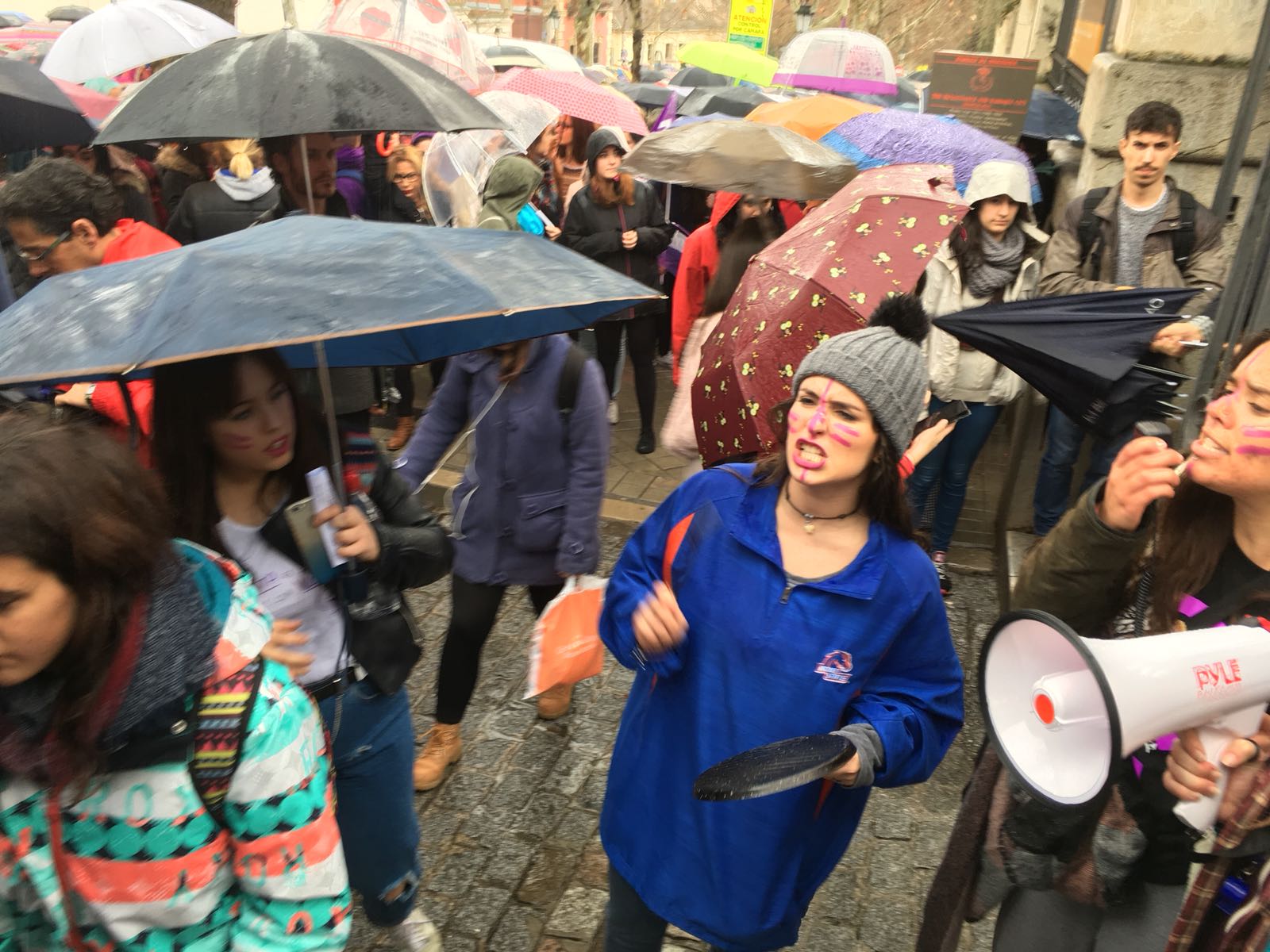 La jornada del 8M se vivió con intensidad en la capital.