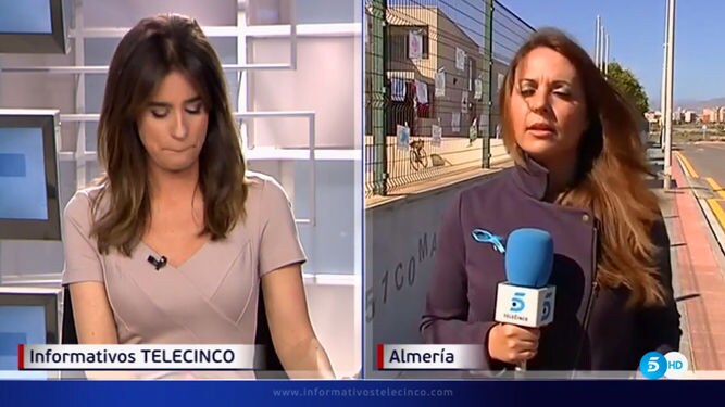 La presentadora de Telecinco se ha mostrado en antena visiblemente afectada al tratar el tema del niño desaparecido en Níjar
