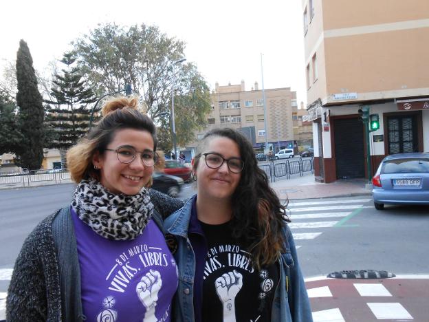 Ana y Leire. Ana Garrido y Leire Durán varios días antes de celebrar el Día Internacional de las Mujeres.
