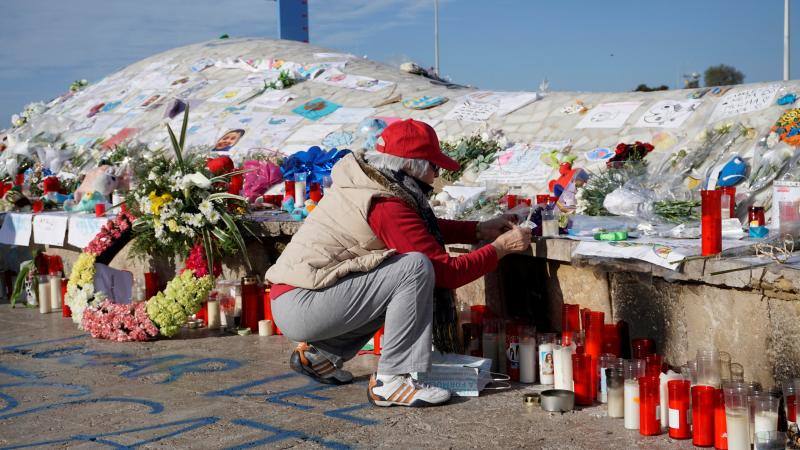Este es el lugr donde personas de toda España homenajean al pequeño asesinado