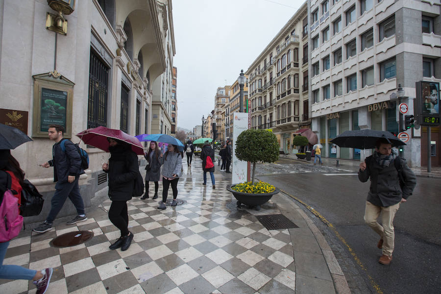 Este martes 20 de marzo ha llovido, casi nevado y ha salido el sol en cuestión de minutos