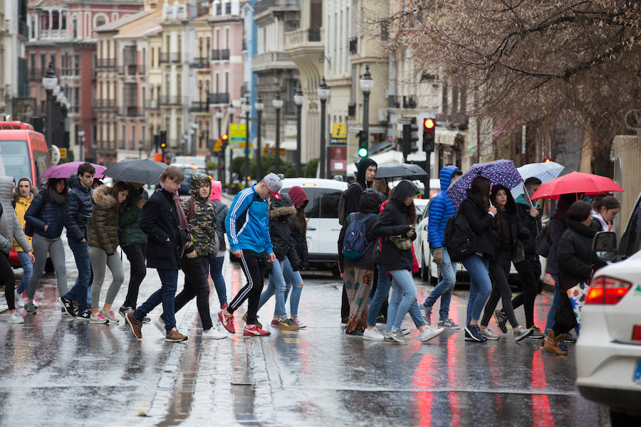 Este martes 20 de marzo ha llovido, casi nevado y ha salido el sol en cuestión de minutos