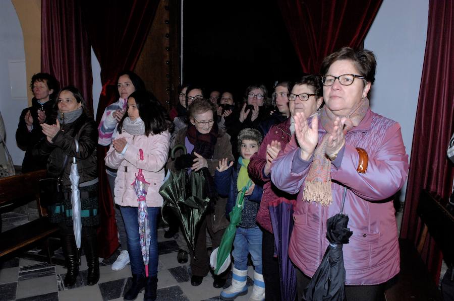 Trasladan la imagen de San Blas de Dúrcal a su ermita