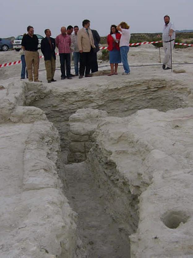 Vista parcial de la necrópolis de Galera. 