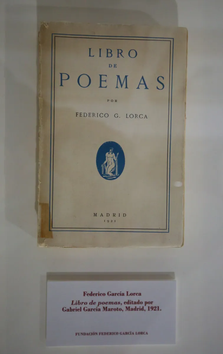 Primera edición de 'Libro de poemas', editado por Gabriel García Maroto en Madrid en 1921. Fundación Lorca.
