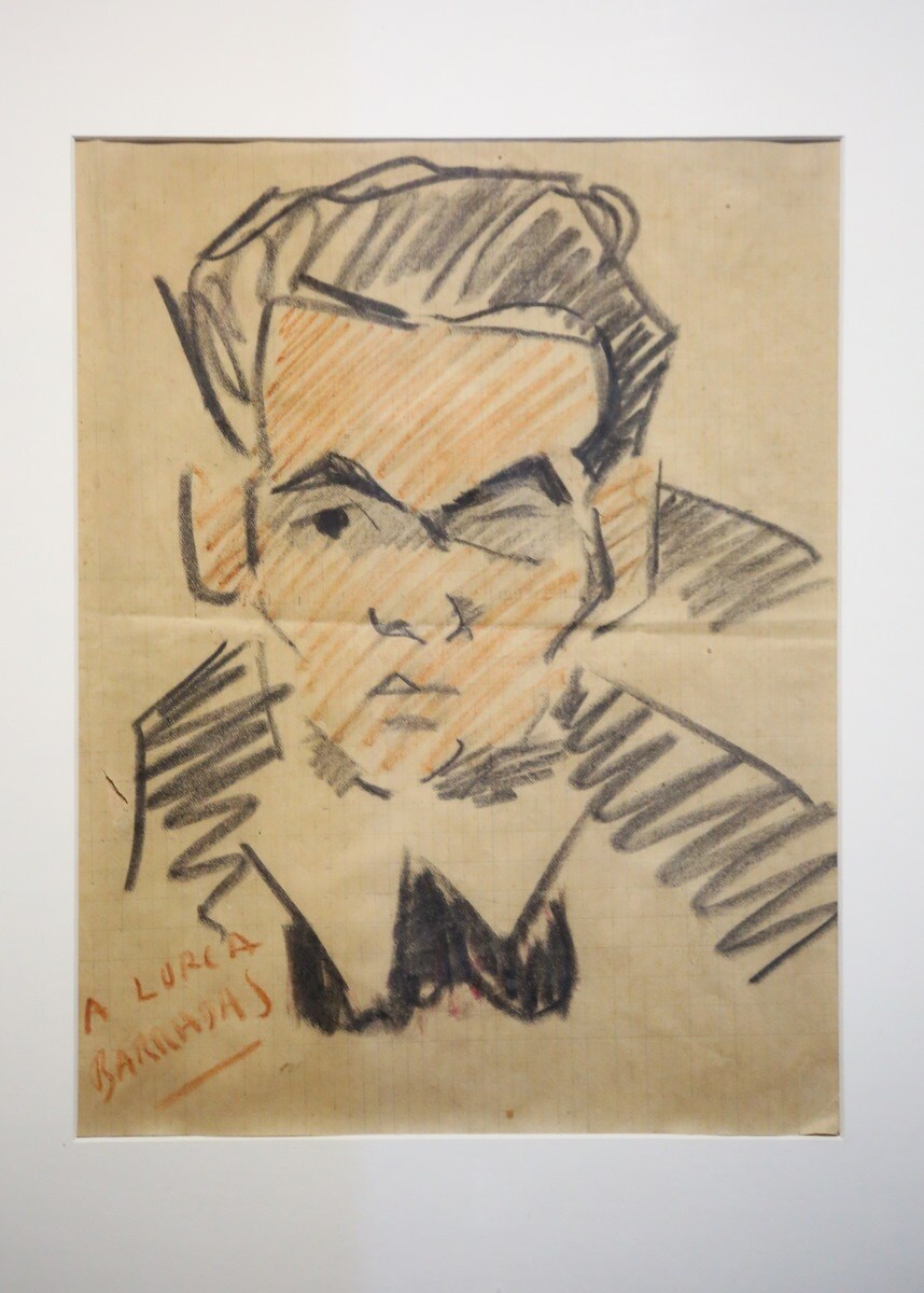 'Retrato de Federico García Lorca', de Rafael Barradas. Hacia 1922. Colección particular.
