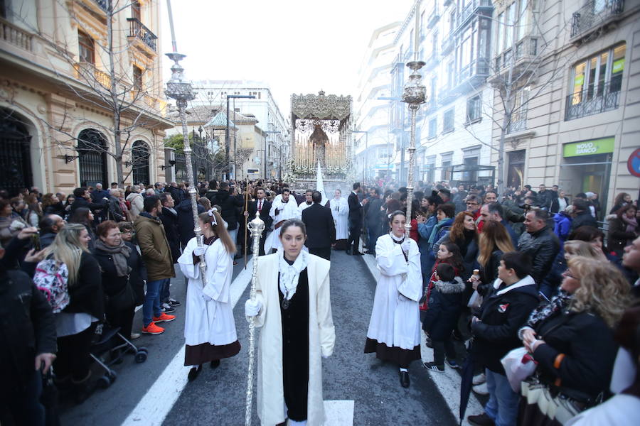 La hermandad sacramental de San Francisco de Asís y Santa Clara y Real Cofradía de Jesús Cautivo y María Santísima de la Encarnación fue la segunda en entrar en carrera oficial