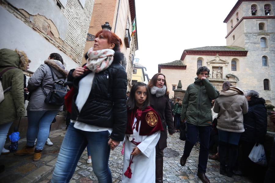 La Hermandad tuvo que cancelar su estación de penitencia por la lluvia