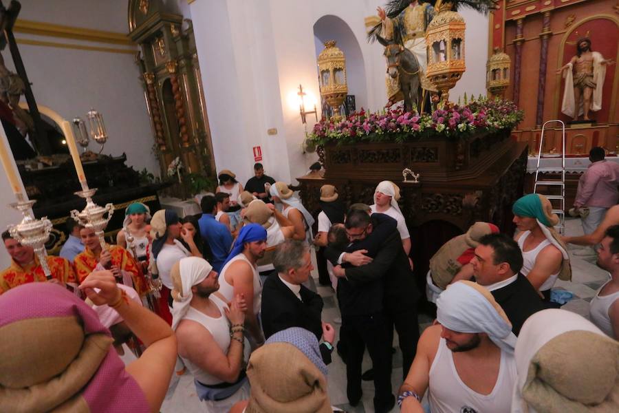 La localidad costera vive su Domingo de Ramos