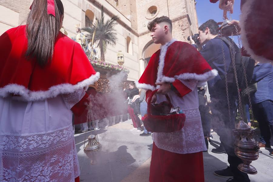 La localidad costera vive su Domingo de Ramos