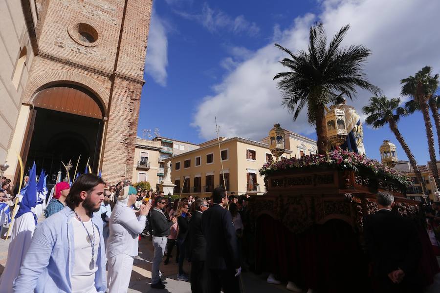 La localidad costera vive su Domingo de Ramos