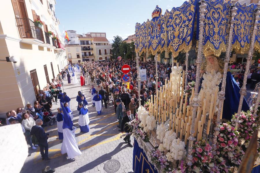 La localidad costera vive su Domingo de Ramos