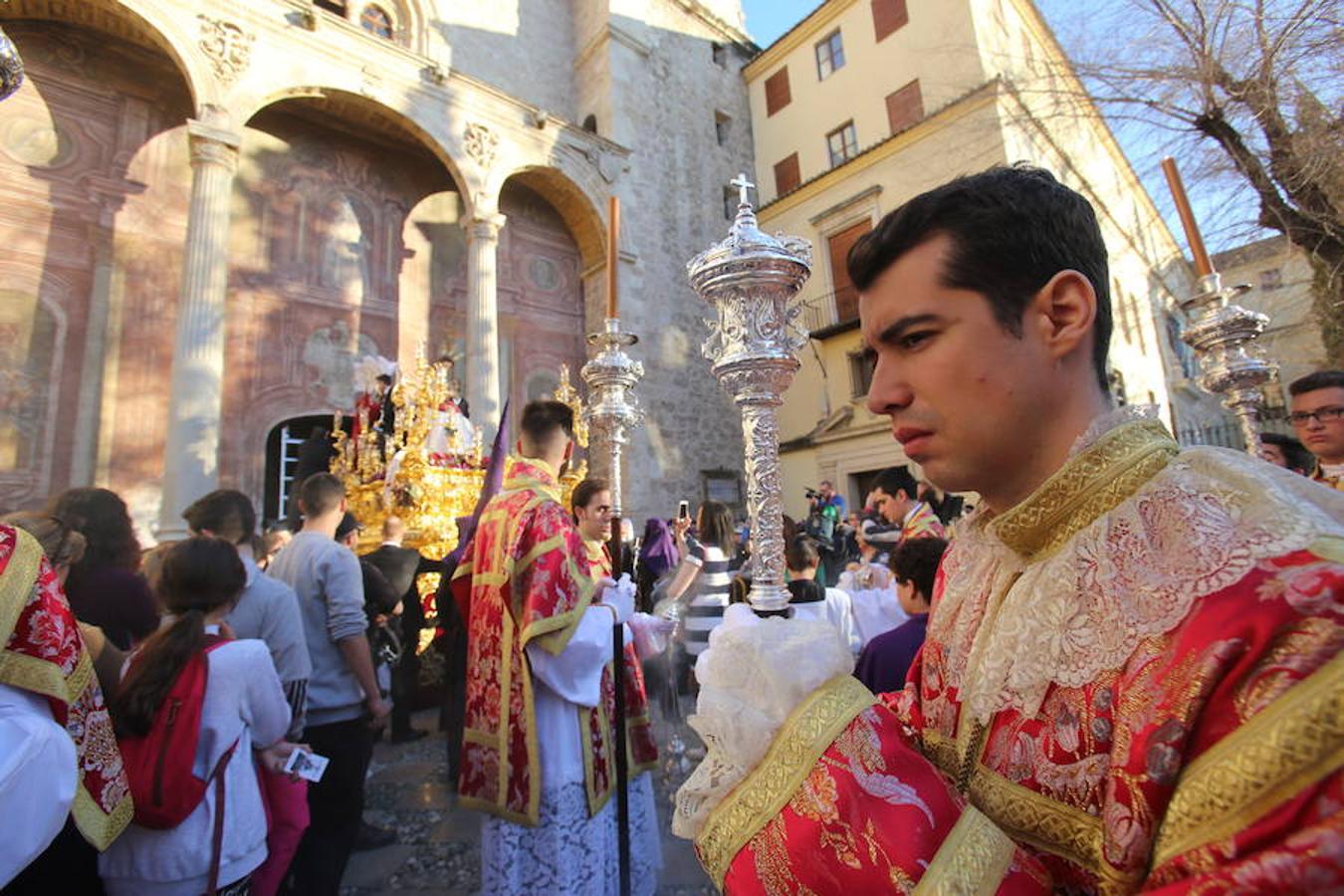 Cofradía del Señor de la Humildad, Soledad de Nuestra Señora y Dulce Nombre de Jesús, por las calles de la ciudad.