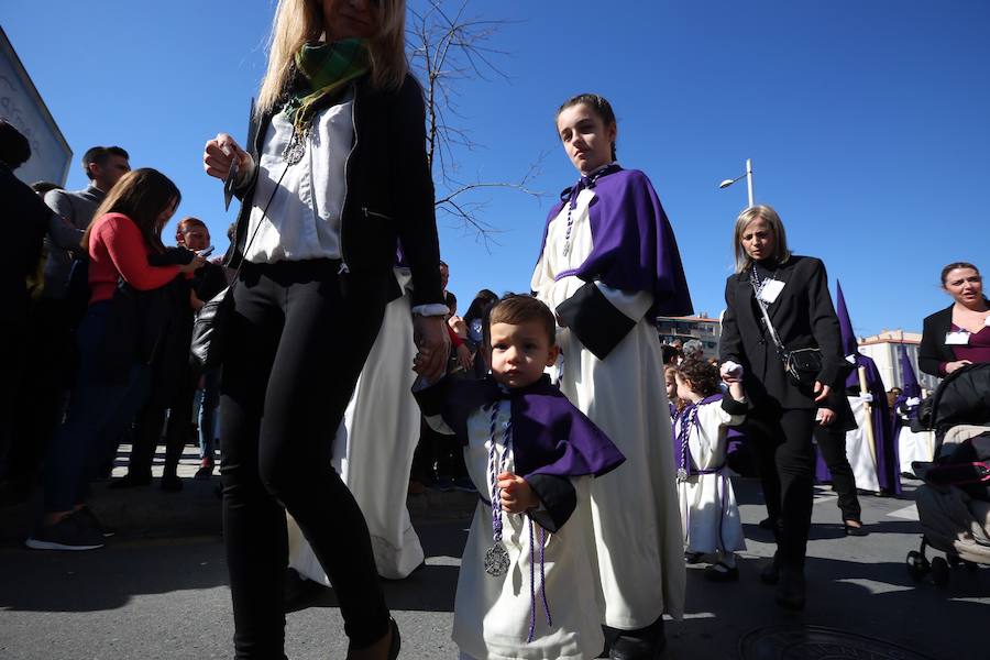 El Cristo de la Lanzada y María Santísima de la Caridad abren el Martes Santo desde la parroquia de Nuestra Señora de los Dolores