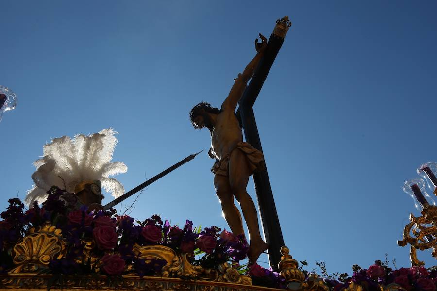 El Cristo de la Lanzada y María Santísima de la Caridad abren el Martes Santo desde la parroquia de Nuestra Señora de los Dolores