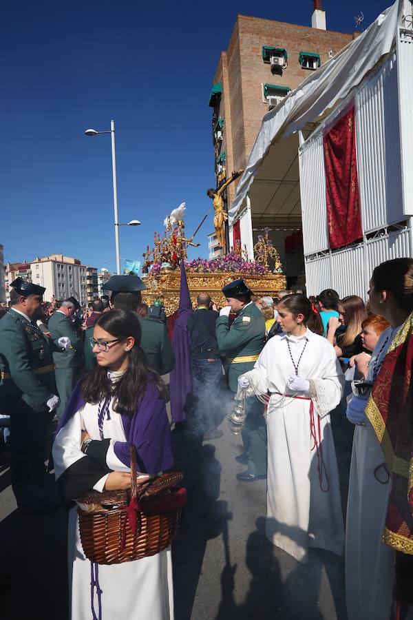 El Cristo de la Lanzada y María Santísima de la Caridad abren el Martes Santo desde la parroquia de Nuestra Señora de los Dolores