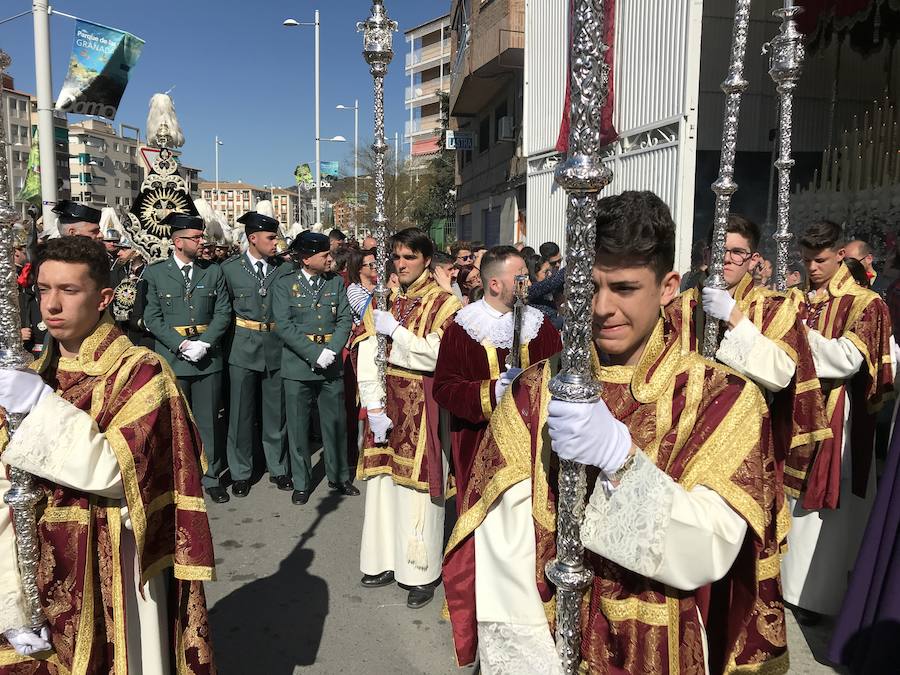 El Cristo de la Lanzada y María Santísima de la Caridad abren el Martes Santo desde la parroquia de Nuestra Señora de los Dolores