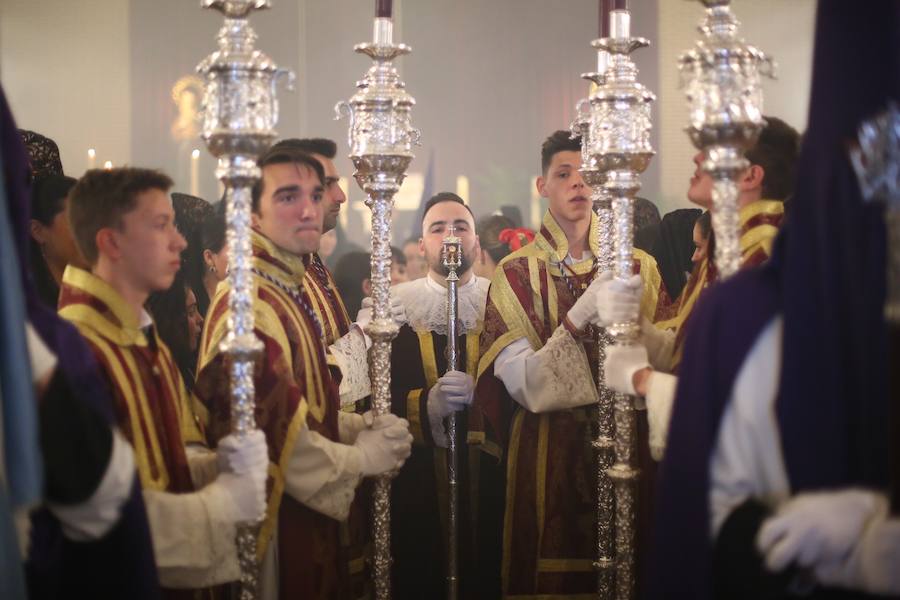 El Cristo de la Lanzada y María Santísima de la Caridad abren el Martes Santo desde la parroquia de Nuestra Señora de los Dolores